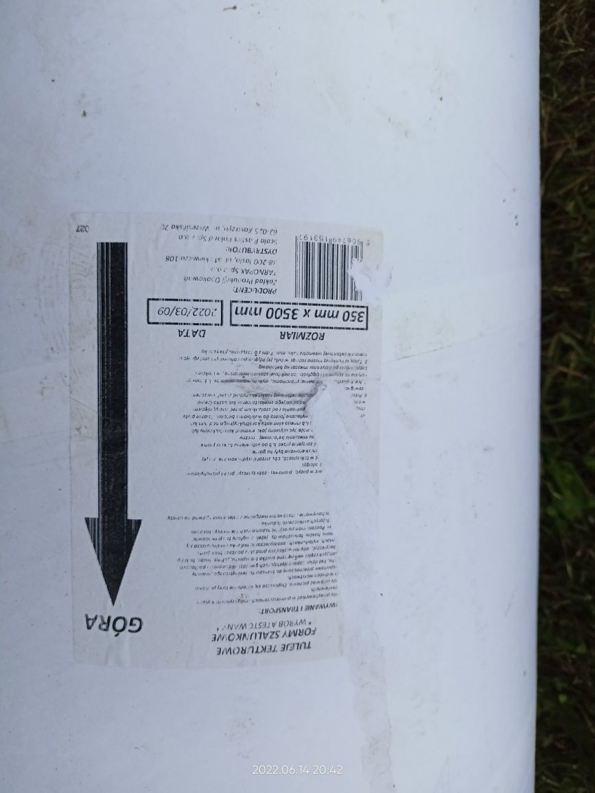 Tuleje tekturowe ,szalunki dł 3.5m fi 350