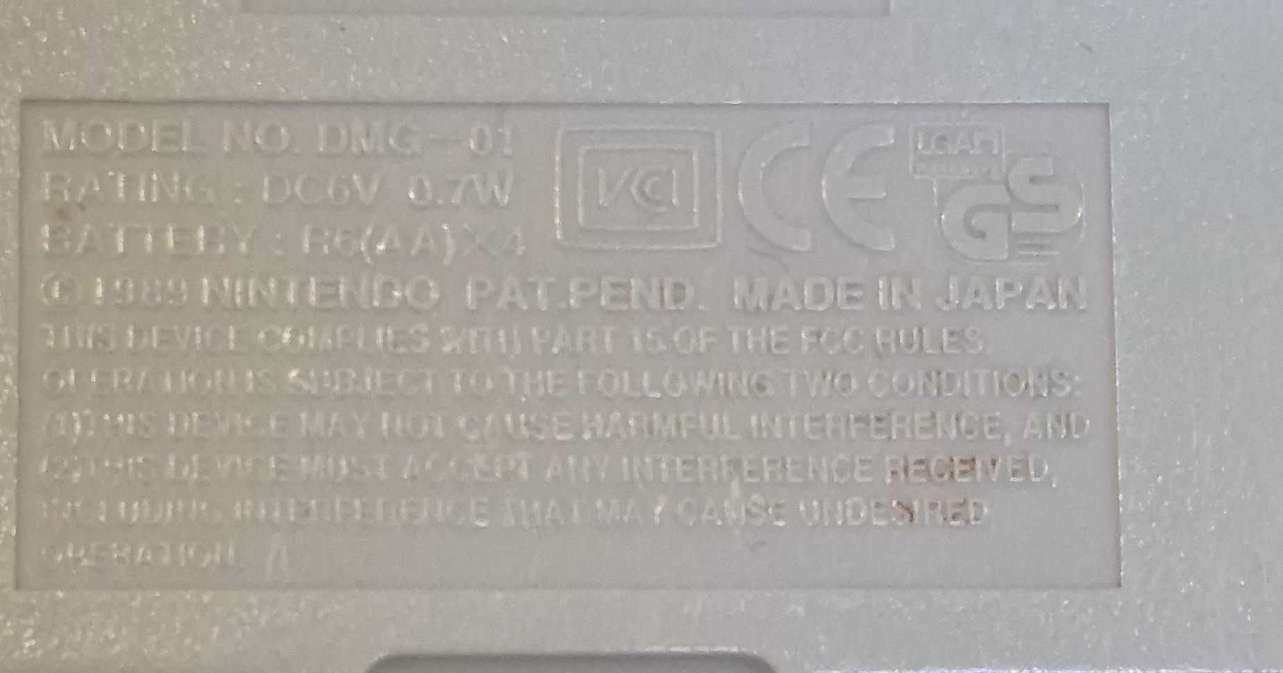 Nintendo GameBoy DMG-01 Оригінал з Японії  126 ігор у комплекті