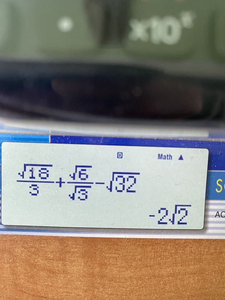 Casio kalkulator naukowy model fx82ES
