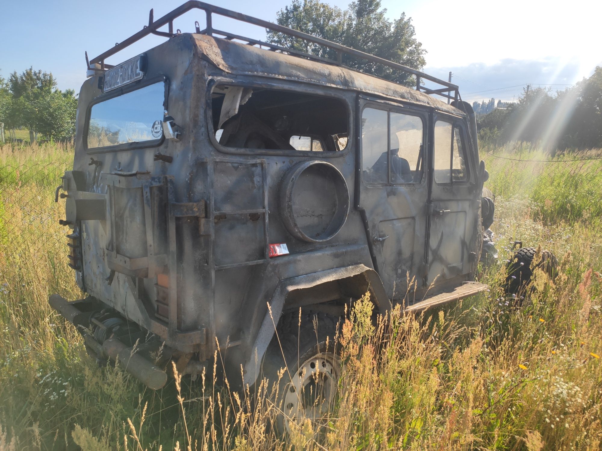 Уаз 69 на 469 базі на порталах с авто блакамі бтр ,хаби ,дискові гальм