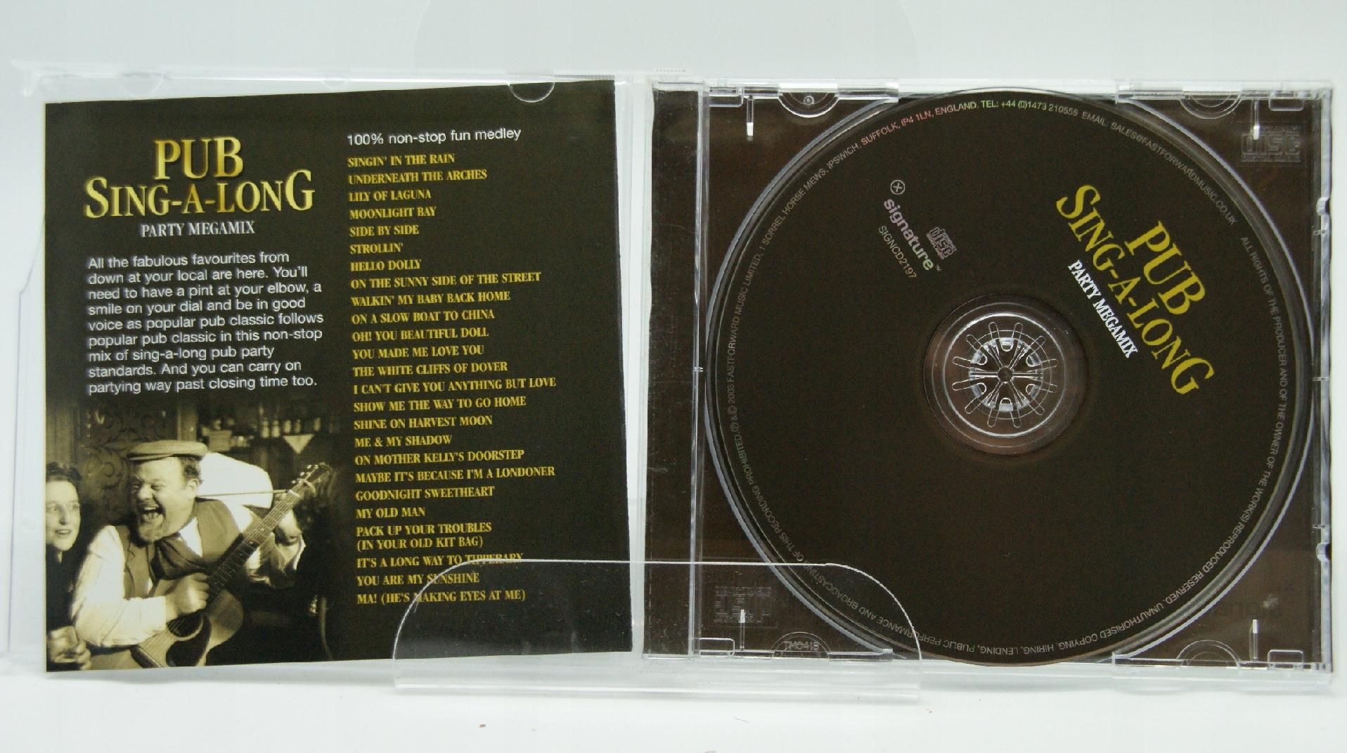 cd - various - pub sing a long party megamix