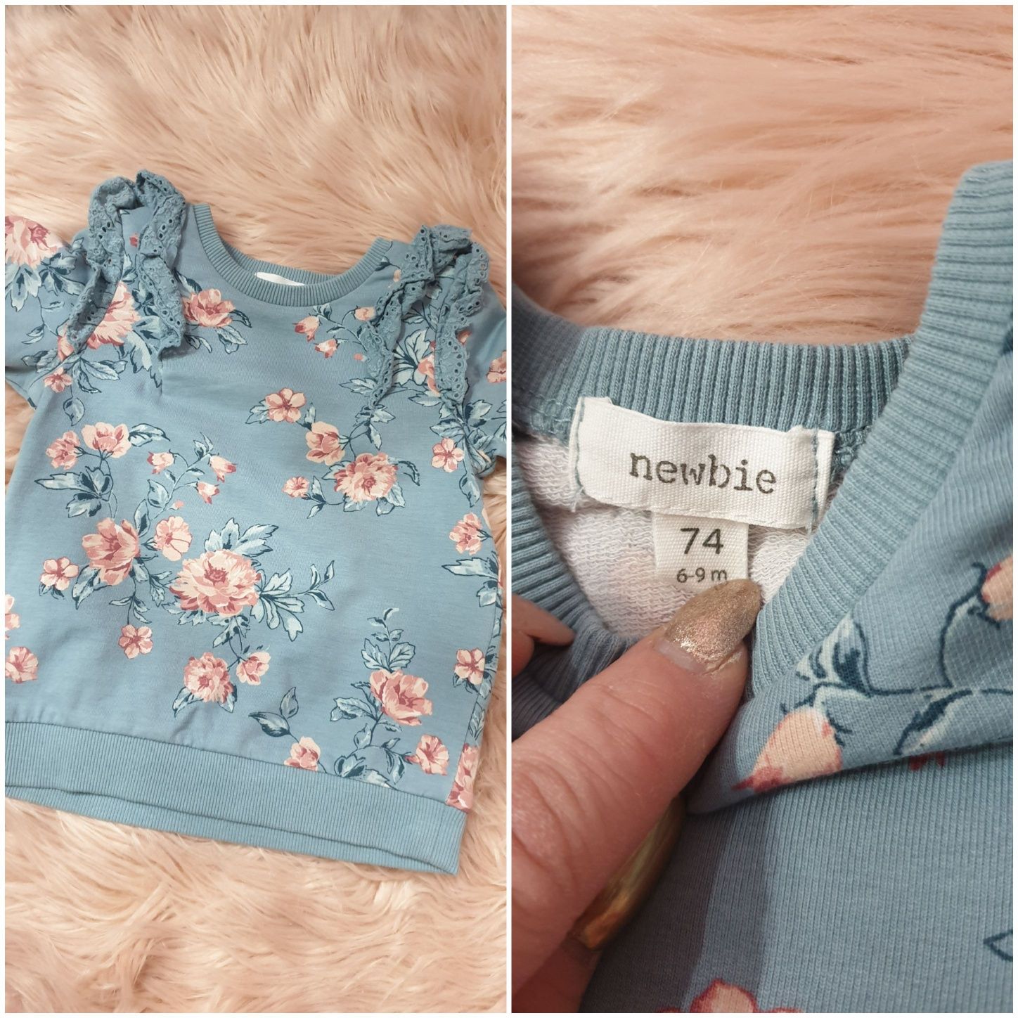 3x leginsy roz.80 NEWBIE bluza NEWBIE roz.74