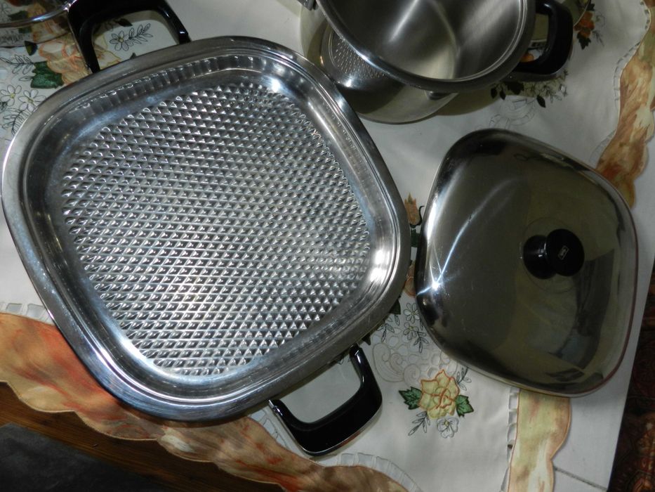 Zestaw garnków AMC pokrywa szybkowarowa oszczędność energii 80 %