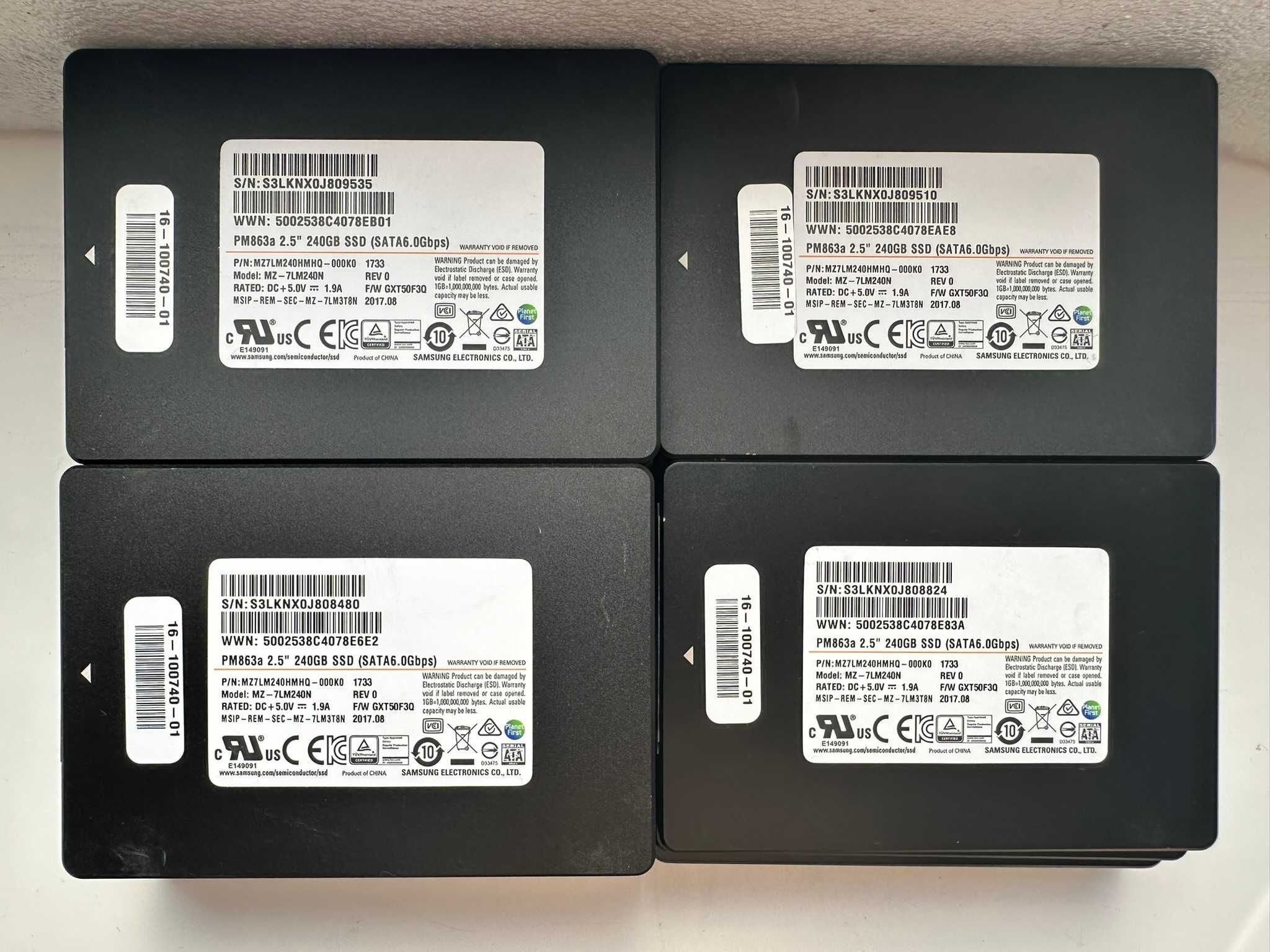 Брендові SSD 250| 500gb|1TB (MLC-TLC) 2.5"  240|512gb|960gb 2.5"