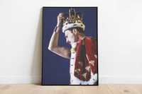 Plakat A3 Freddie Mercury King