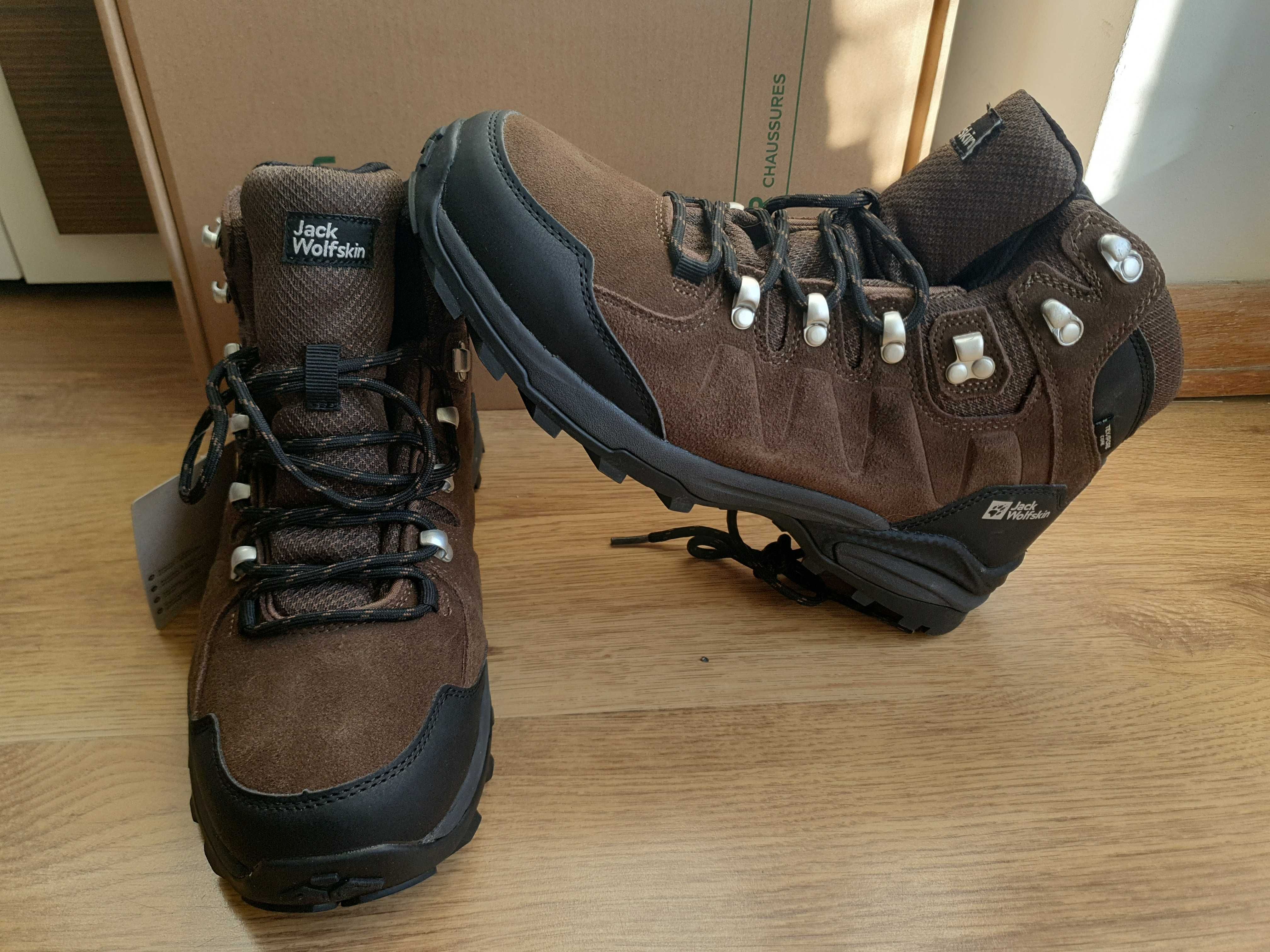 Męskie buty trekkingowe Jack Wolfskin Refugio Texapore Mid M membrana