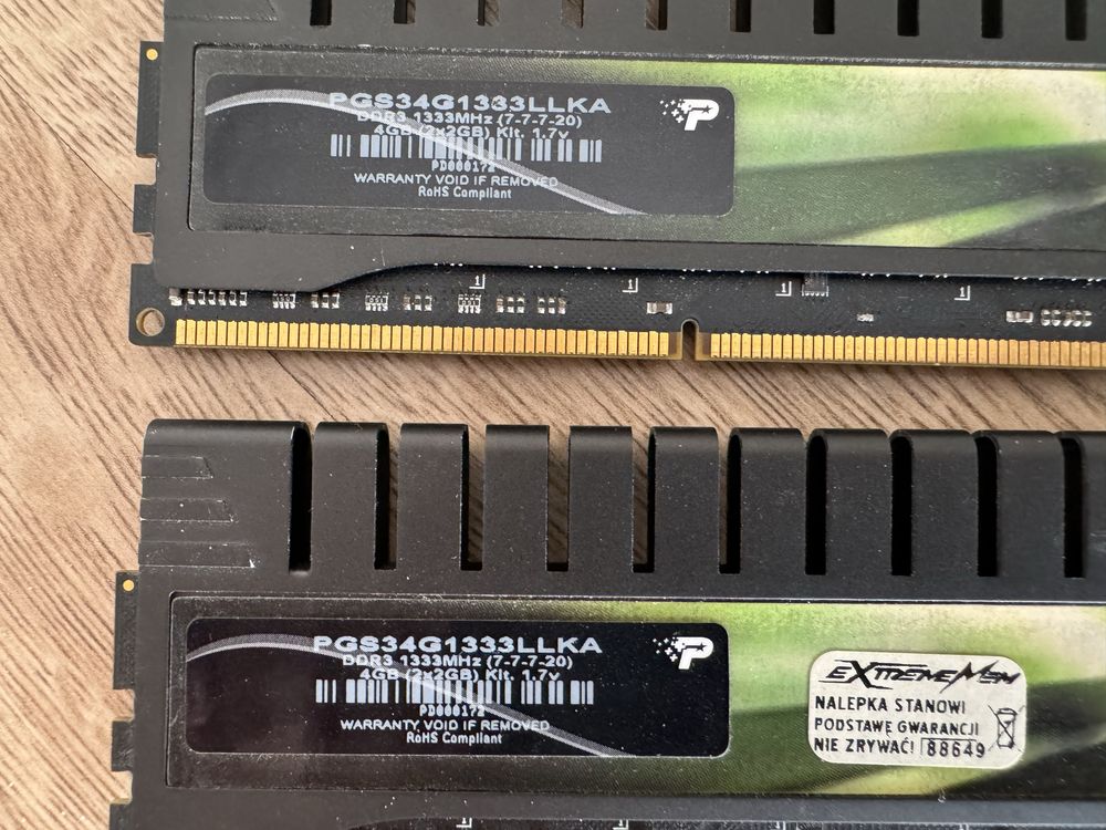 Pamiec ram ddr3 gseries