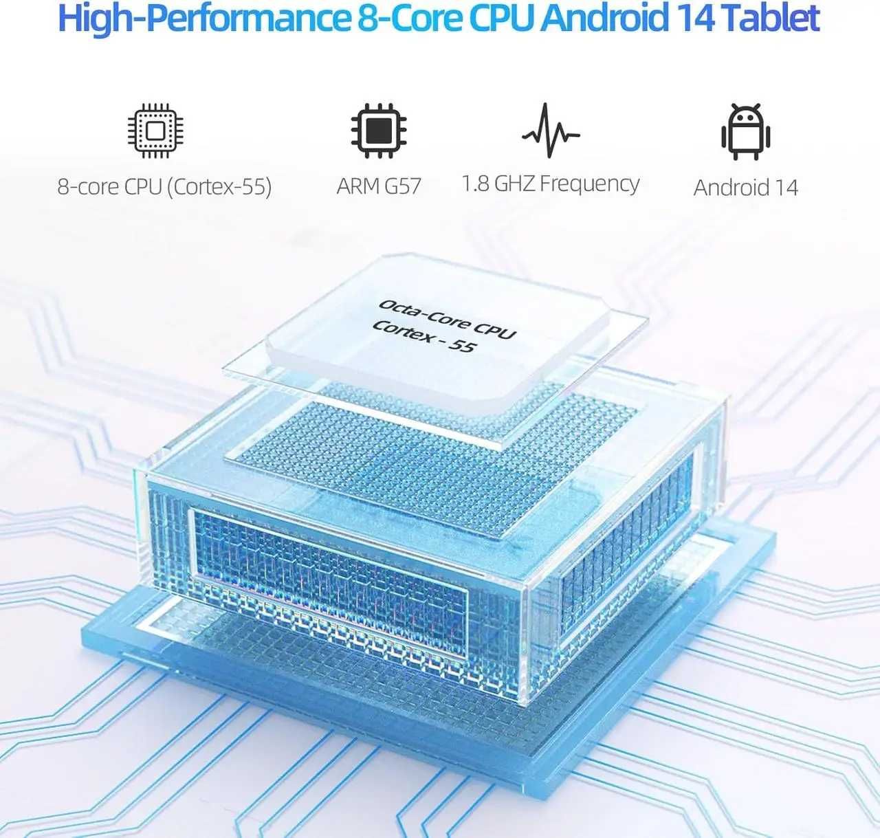 Планшет PRITOM Tab 7 Pro 3gB+5gB розш /64GB Android 14, 3500mAh, 8 МП