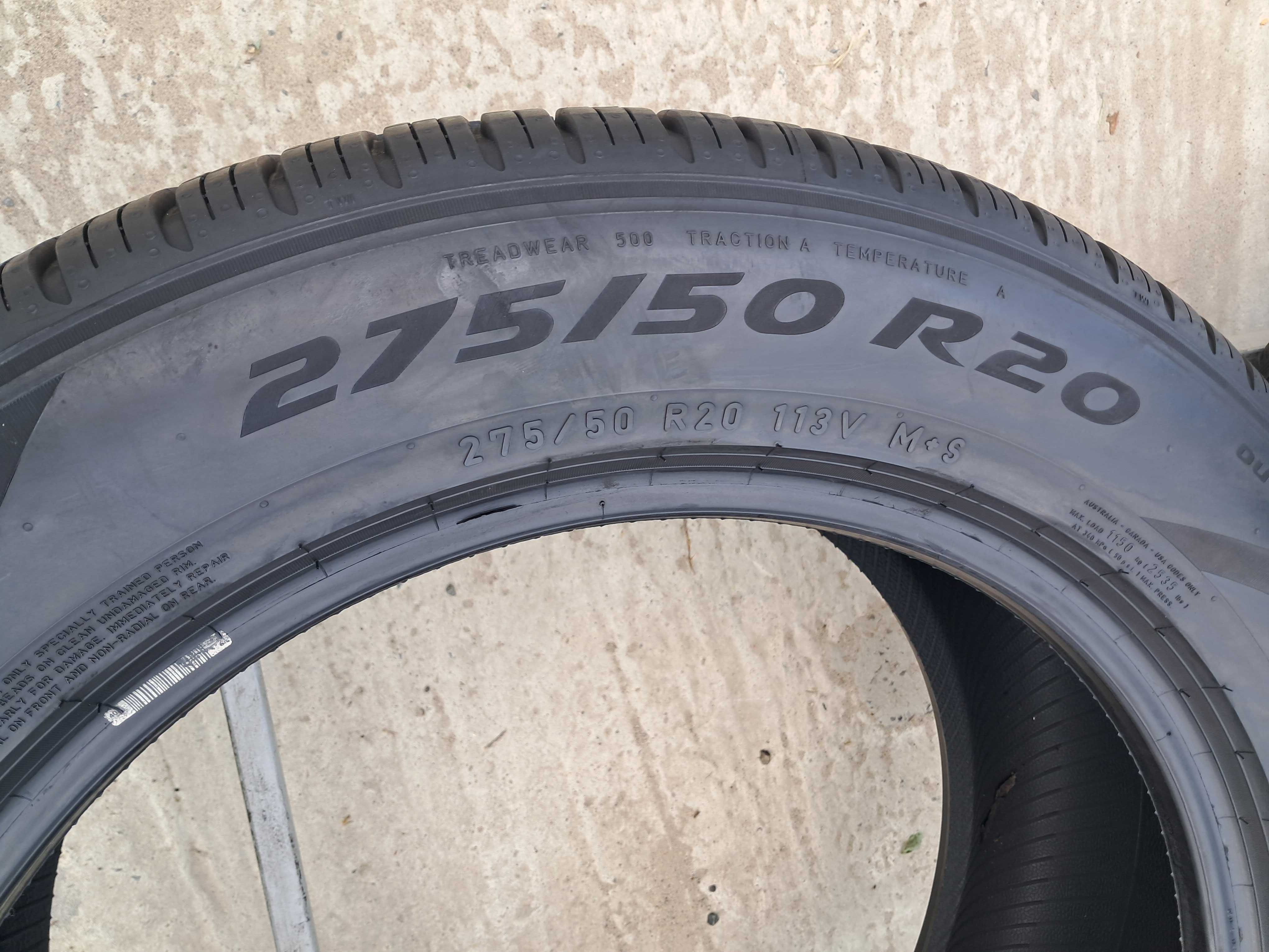 Резина всесезонна, 275/50 R20 Pirelli Scorpion Zero All Season (10821)