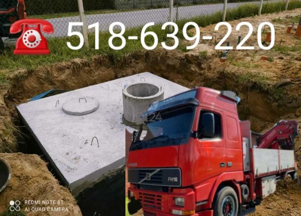 Szambo Betonowe, Zbiornik na deszczówkę. Kanał samochodowy Piwnica