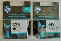 TUSZE ORYGINAŁY HP 336 C9362EE + gratis  HP 342 C9361EE