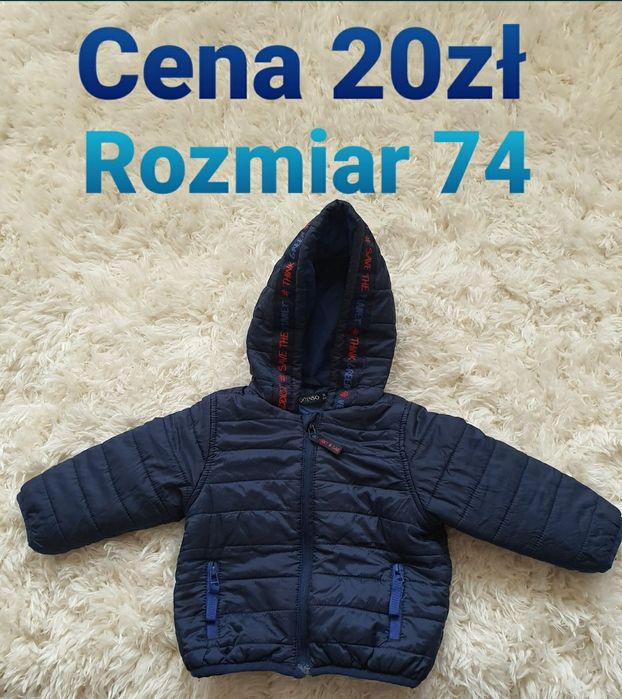 Kurtka granatowa pikowana rozmiar 74