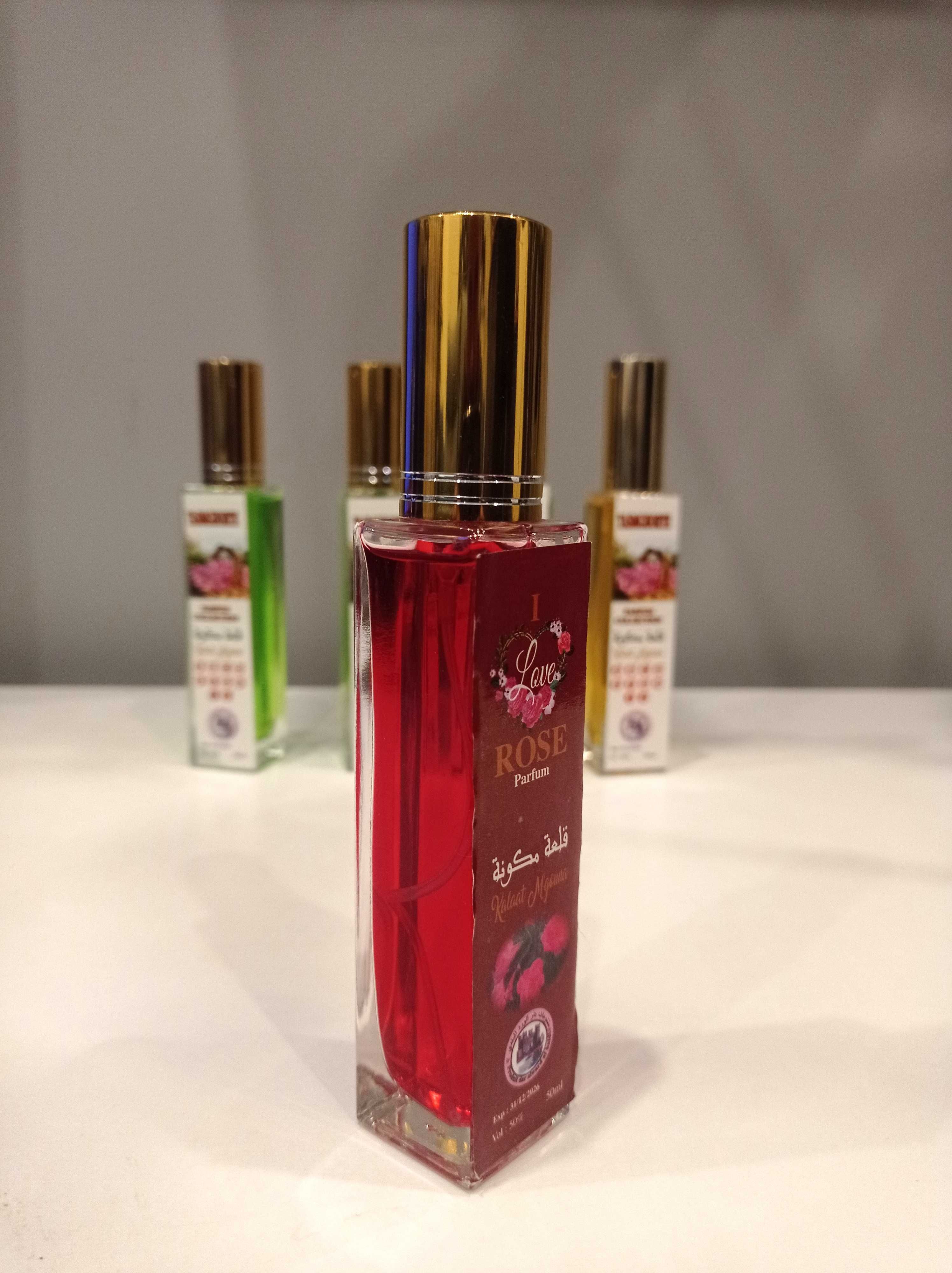 Oryginalne perfumy kwiatowe z Maroka. Trwały zapach.