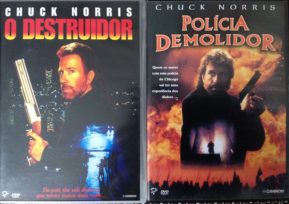 CHUCK NORRIS - 11 DVDs - Como Novos