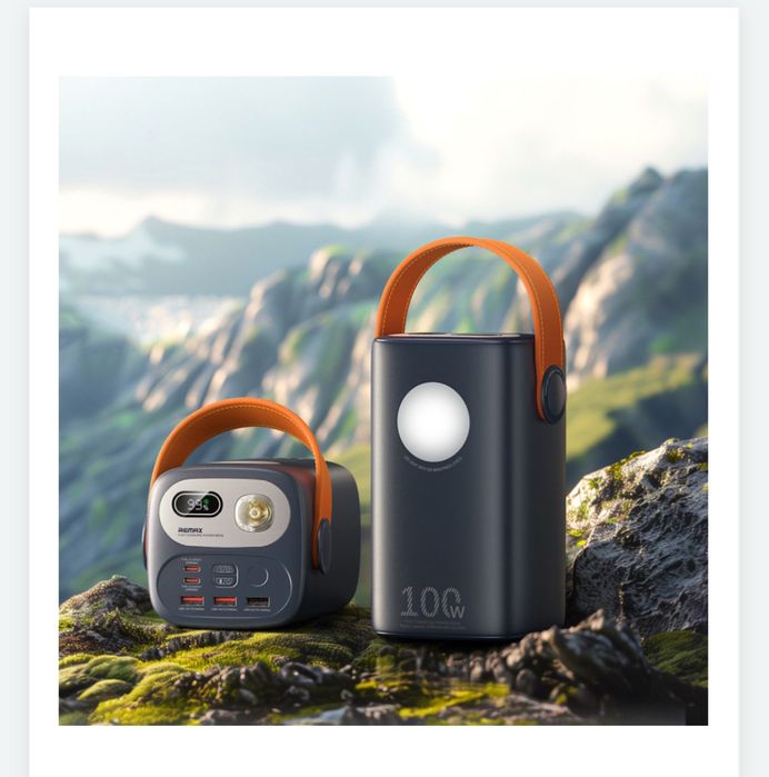 Remax RPP-100 60000mAh Gutitan Series PD100W+QC22.5W (з ліхтарем)