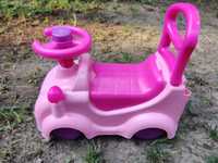 Jeździk - Różowiutki samochód