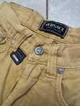 Versace Jeans Couture, oryginał musztardowe spodnie vintage r. 30 len