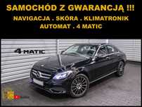 Mercedes-Benz Klasa C 4 MATIC 4x4 + AUTOMAT + Navigacja + SKÓRA + Kamera + LEDy !!!