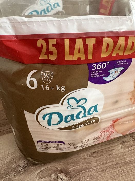 Pieluchy Dada 70 szt + Pieluchy Pampers 9 szt + Pants Pampers 17 szt