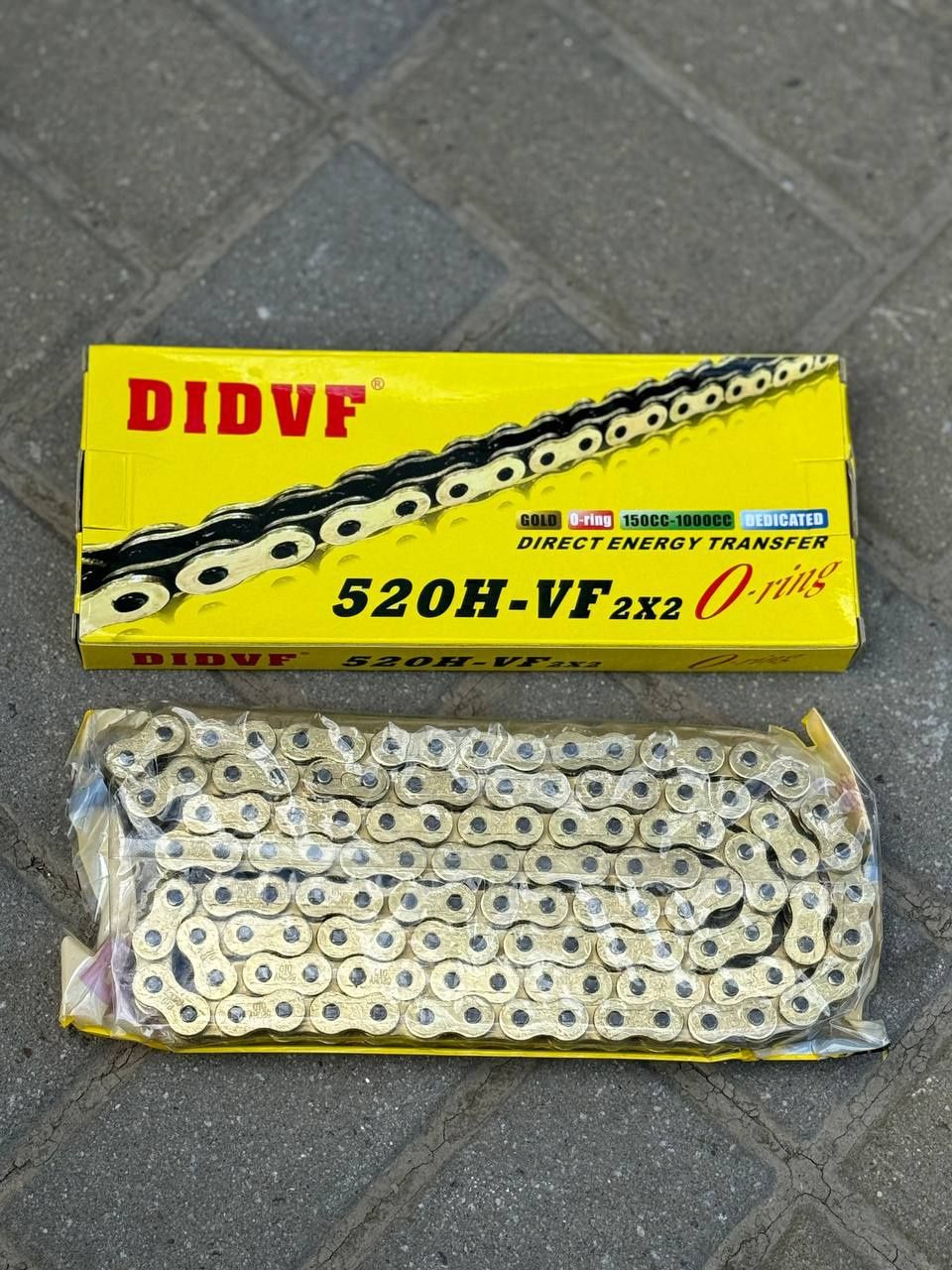 Мотоцепь DID 520 шаг сальниковий, мотоланцюг, цепь дід

Цена - 1300г