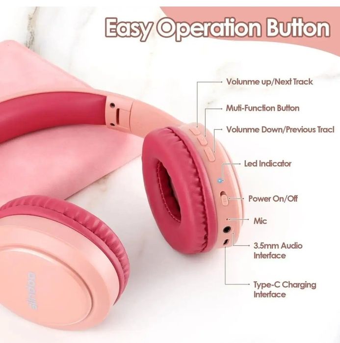 Наушники беспроводные Bluetooth  Hi-Fi складные Siindoo JH-919 Black