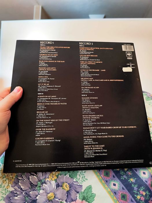 Willie Nelson Evergreens vinil raro excelente estado