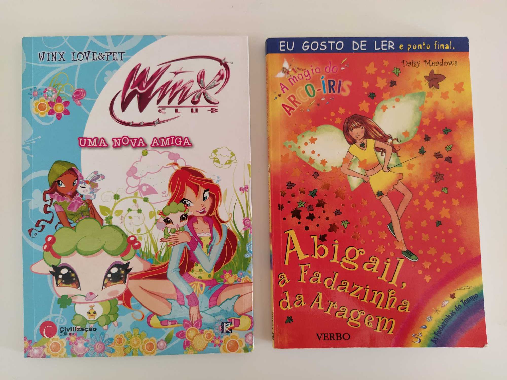 2 Livros Winx e Magia do Arco-íris