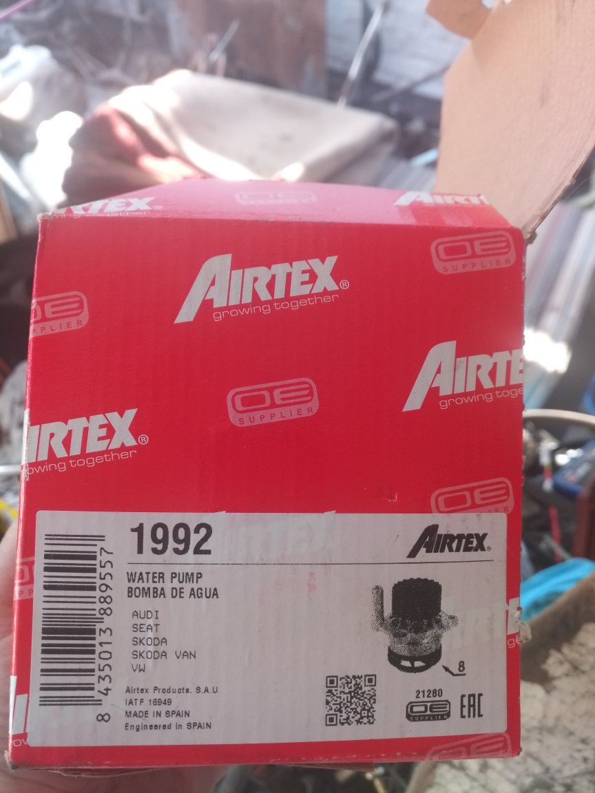 Airtex 1992 помпа volkswagen jetta