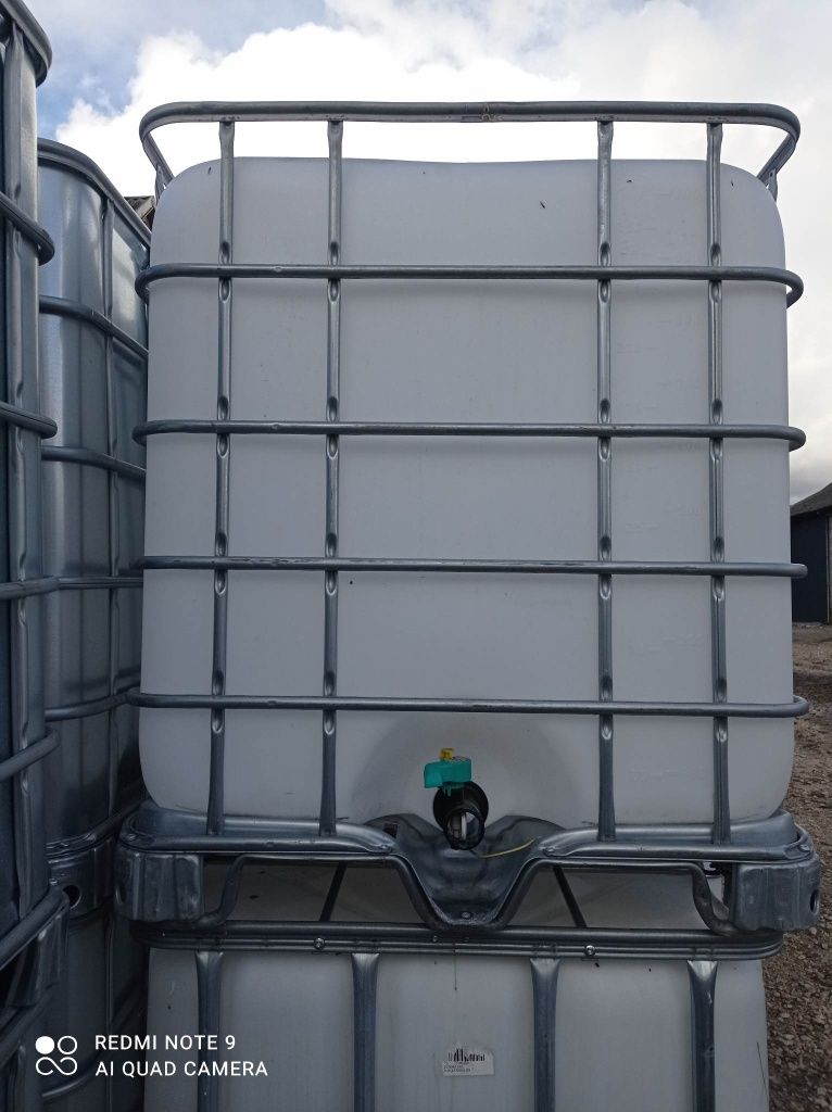 Beczka mauzer mauser paletopojemnik IBC 1000l kontener na wodę 600l