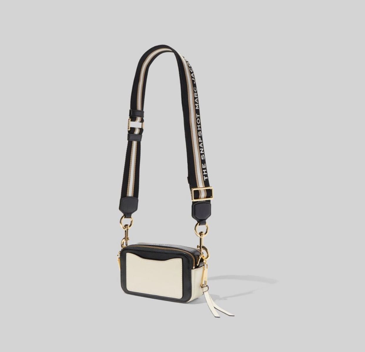 Кожаная женская сумка-клатч через плечо Marc Jacobs Snapshot