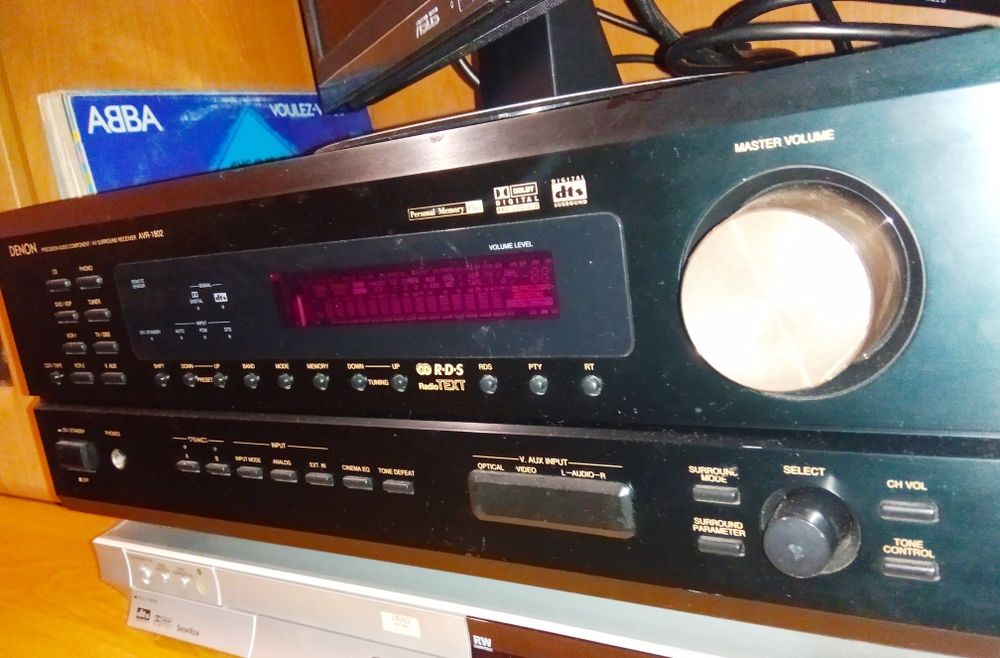 DENON avr-1802 AC3 / DTS / Phono / Нові Конденсатори 12000 mF 2 шт.