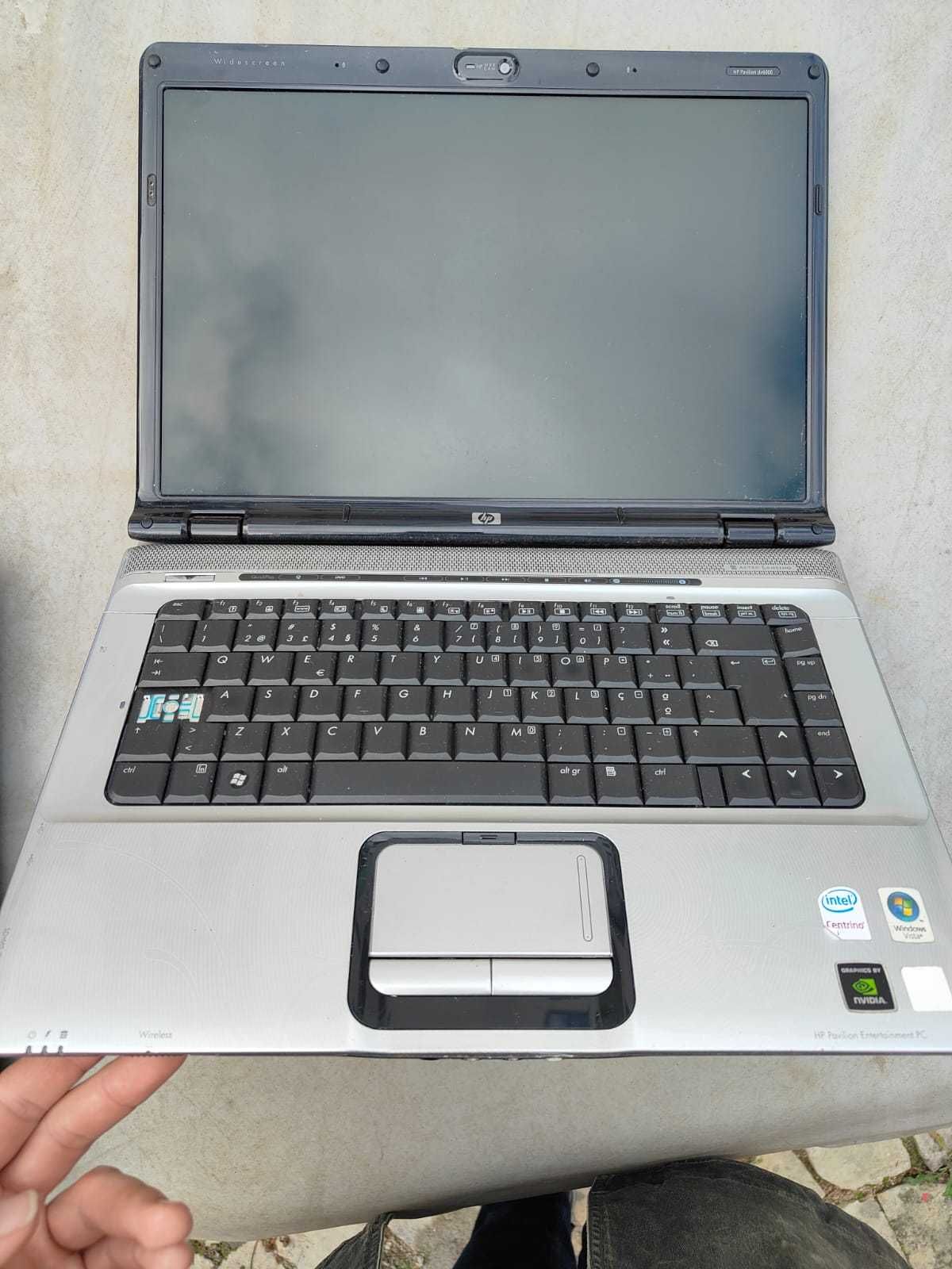 P/ Peças: Portatil HP Pavilion dv6500 (Centrino / Vista / Nvidia)