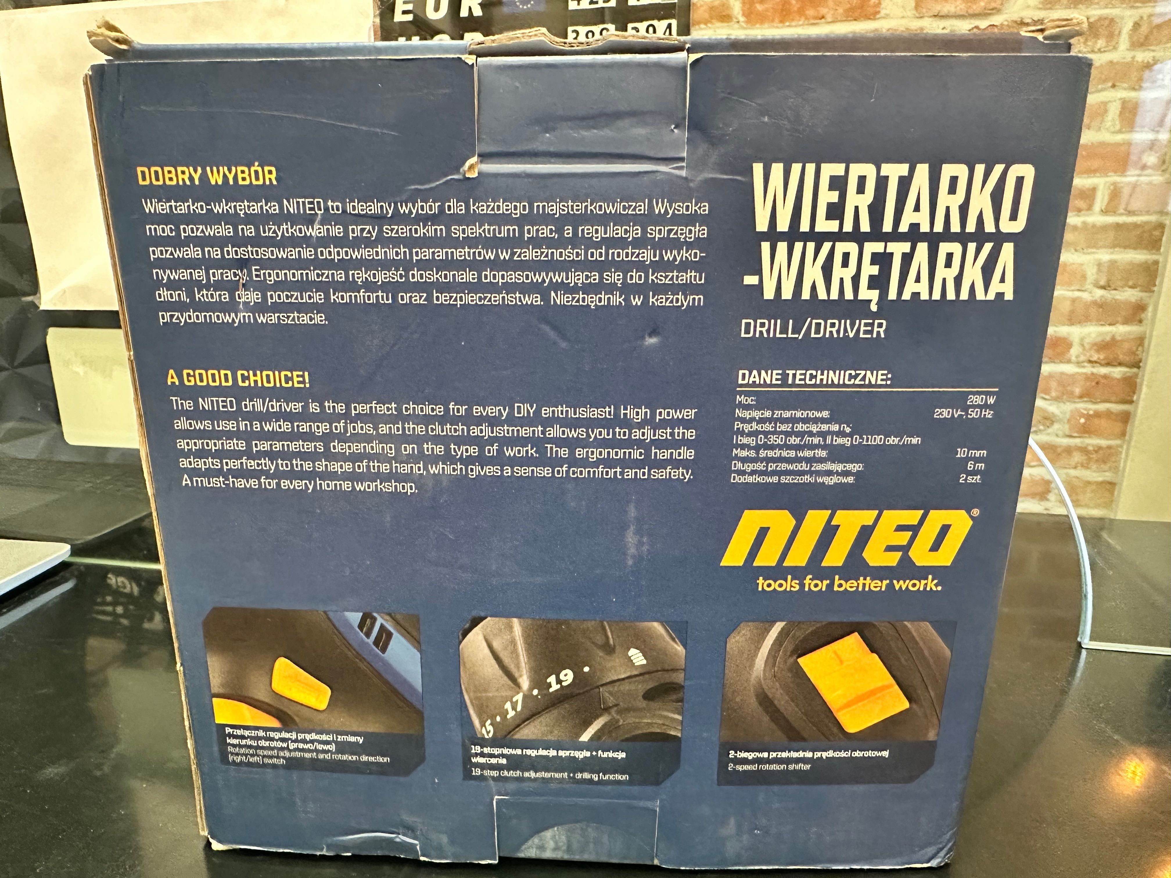 Wkrętarka Sieciowa Niteo TD0194-22/Kraków Starowiślna