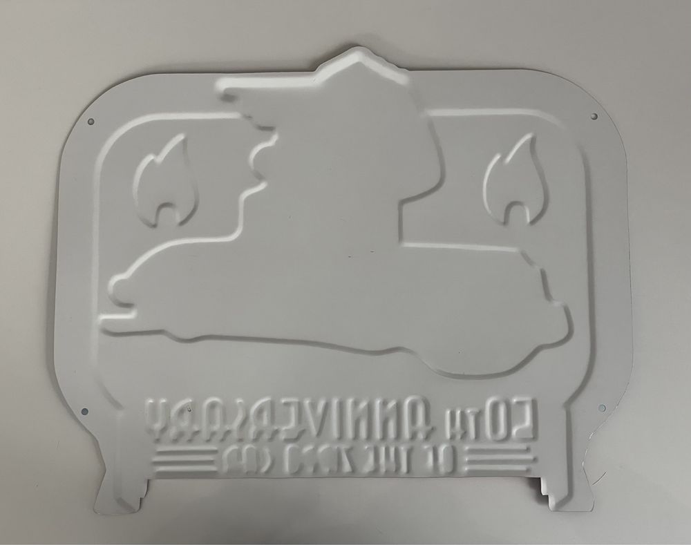 Zippo CAR 50-lecie 1947 - 1997 metalowa tablica NOWA