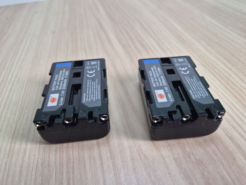 DSTE NP-FM50 (2300mAh/7.4V) Комплект з 2х батарей для Sony