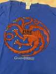 Tshirt azul Fire blood