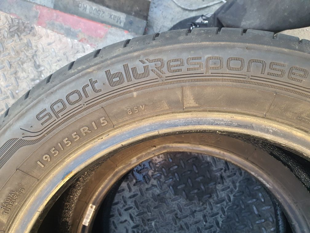 Шини літні Dunlop SportblueResponse R15 195/55 2шт-2100грн.ID 1298
