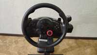 Гоночный симулятор с рулём Logitech Driving Force GT