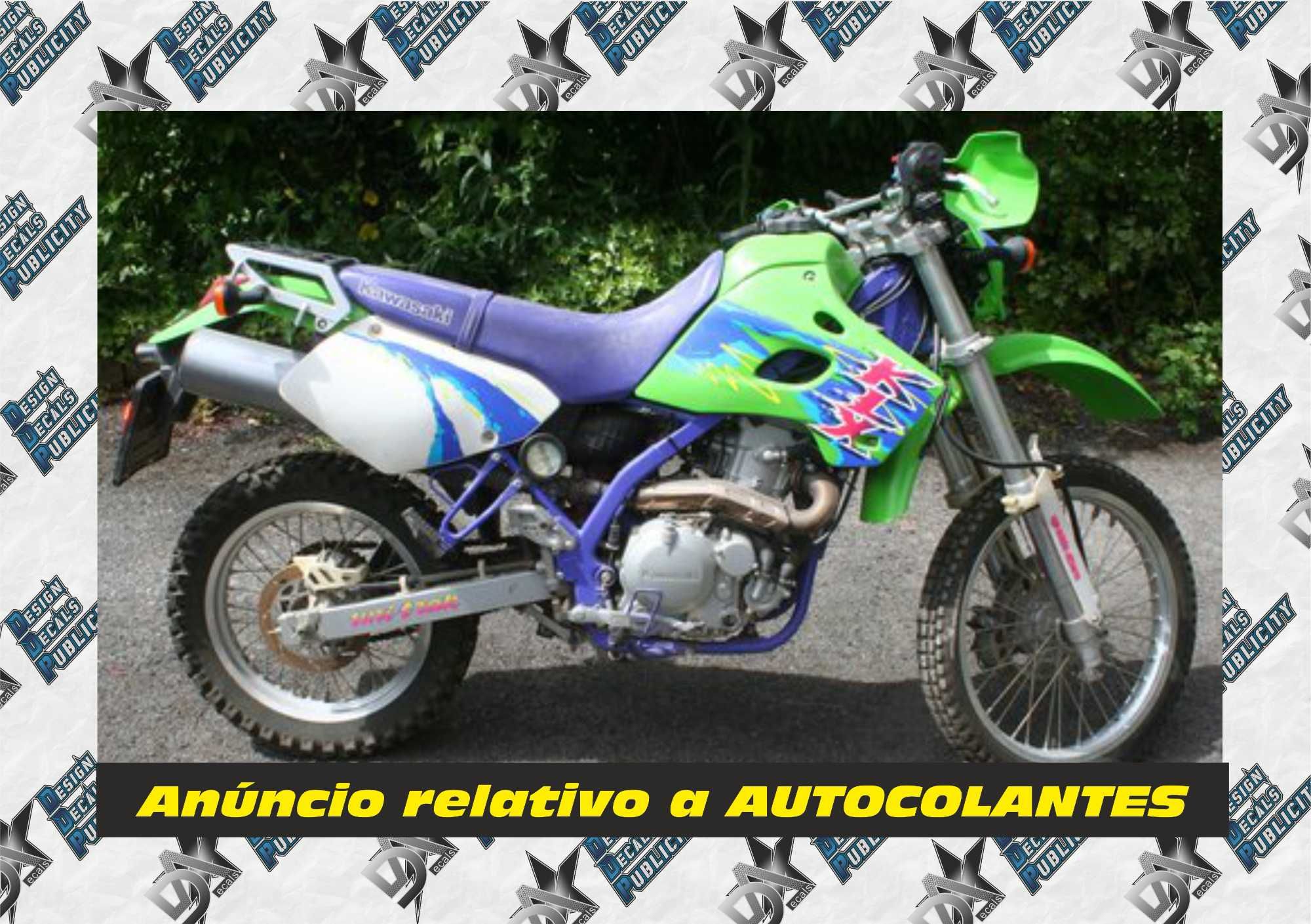 Autocolantes Kawasaki KLX 650 ano 1993 > 1996