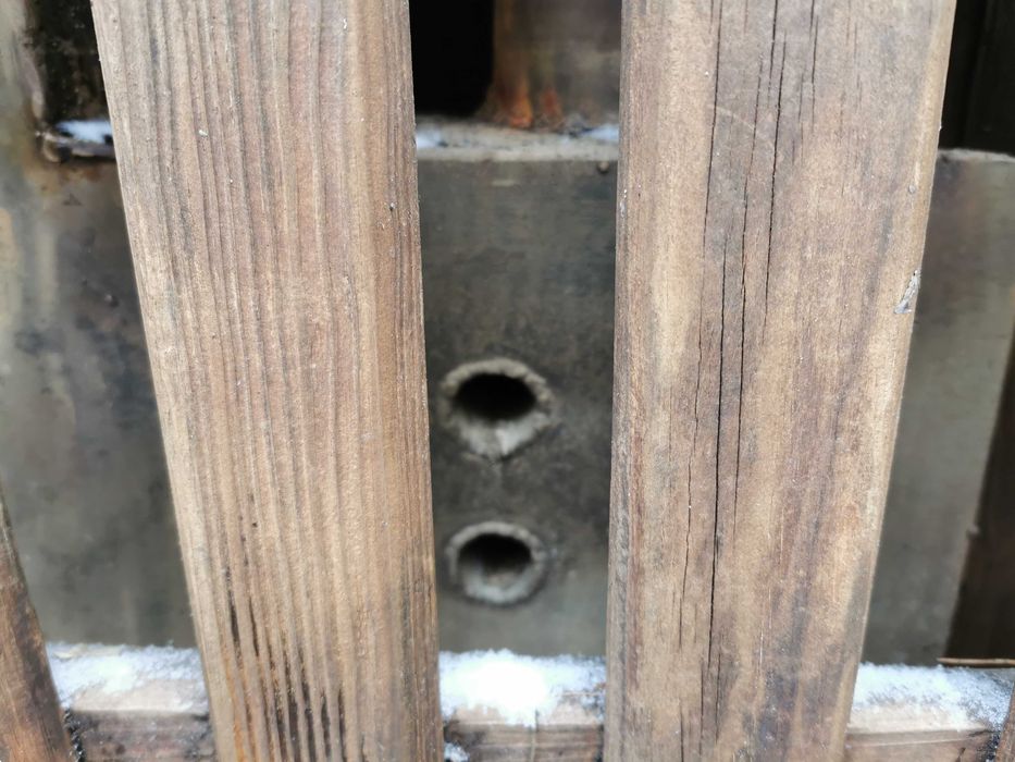 Balia ogrodowa drewniana z piecem wewnętrznym