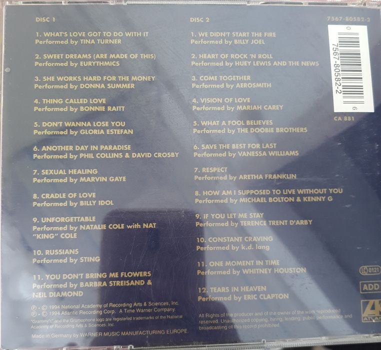 CD Grammy's Greatest Moments (2CD)