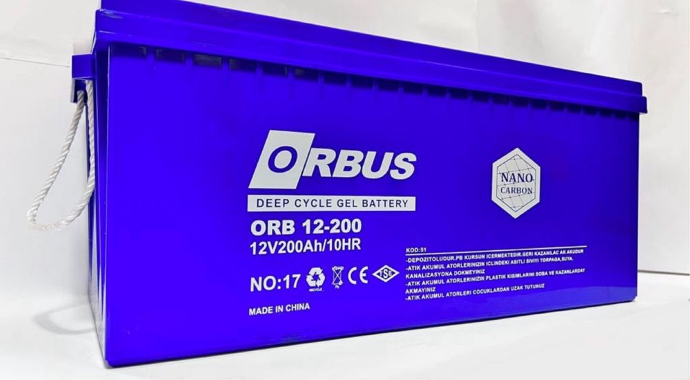 Orbus-Jarrett-Monbat 200ah/150ah/100. Гелевий акумулятор для інвертора