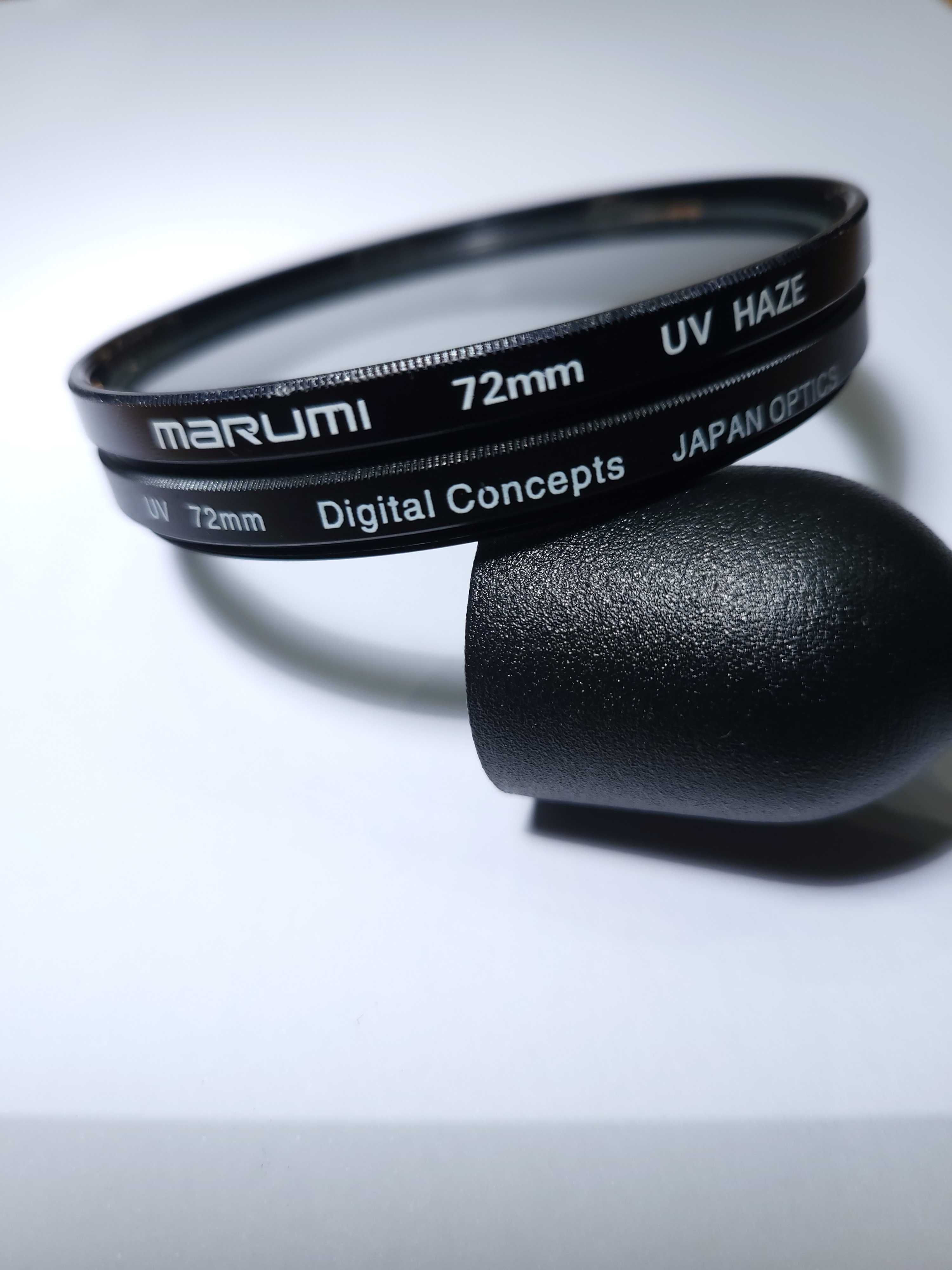 Zestaw 2 Filtrów 72mm MARUMI UV HAZE+Digital Concepts UV