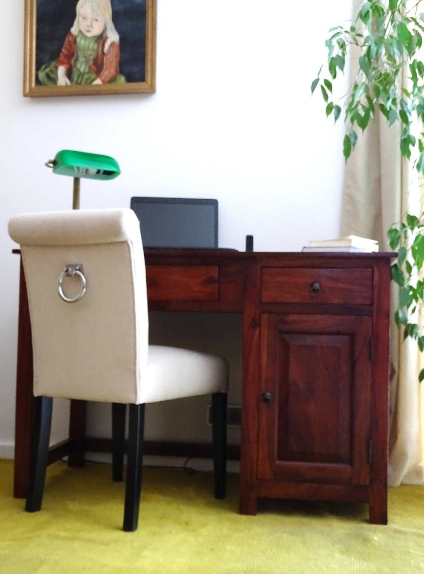 Biurko z twardego drewna egzotycznego w Indyjskim stylu z AlmiDecor
