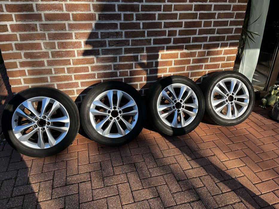 225/50/17 5x112 ET 48,5 koła letnie alufelgi opony komplet Mercedes OE