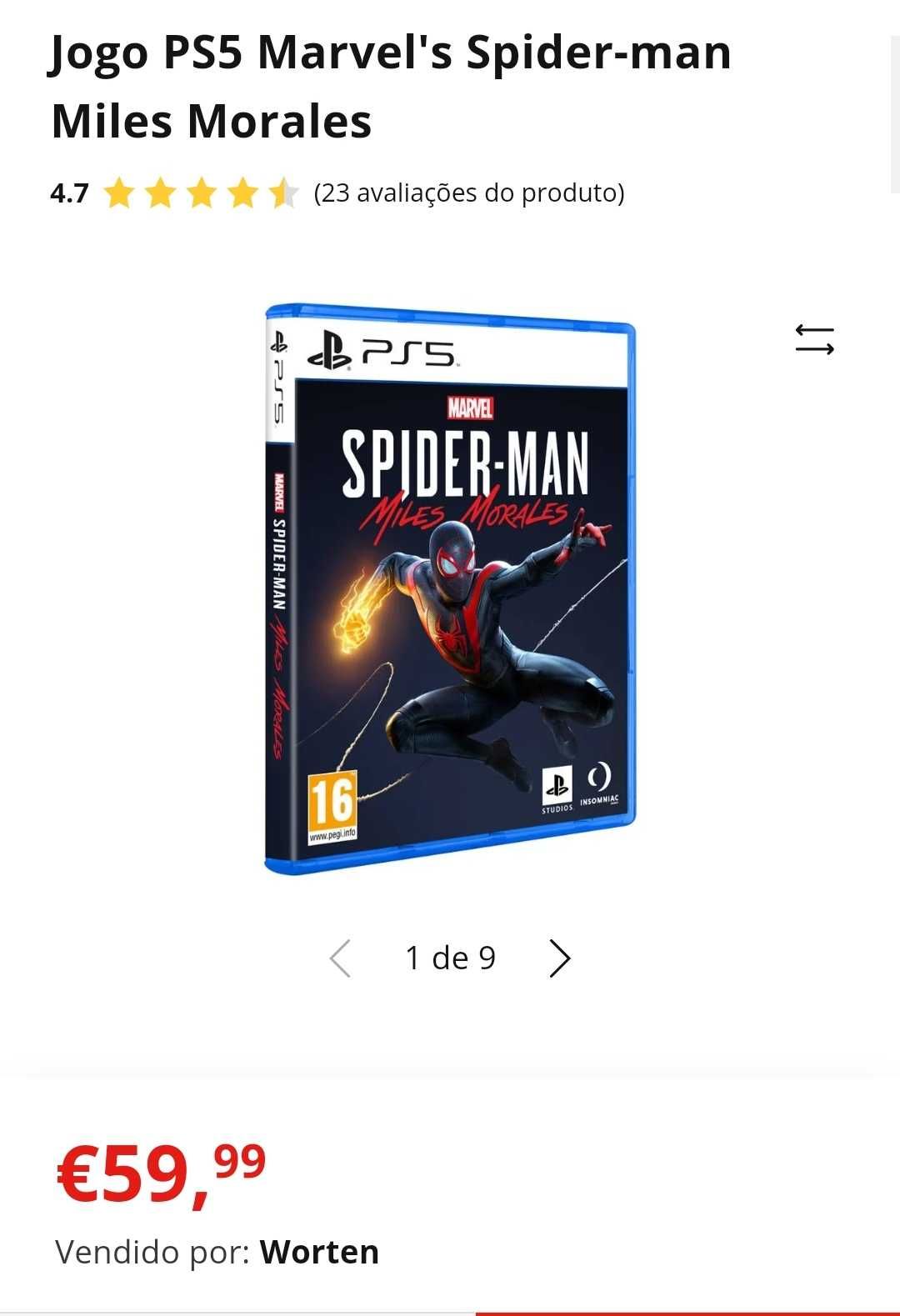 2 jogos do Spider man Ps5