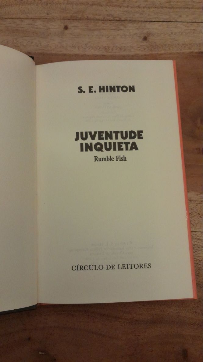 Juventude Inquieta Rumble Fish S. E. Hinton