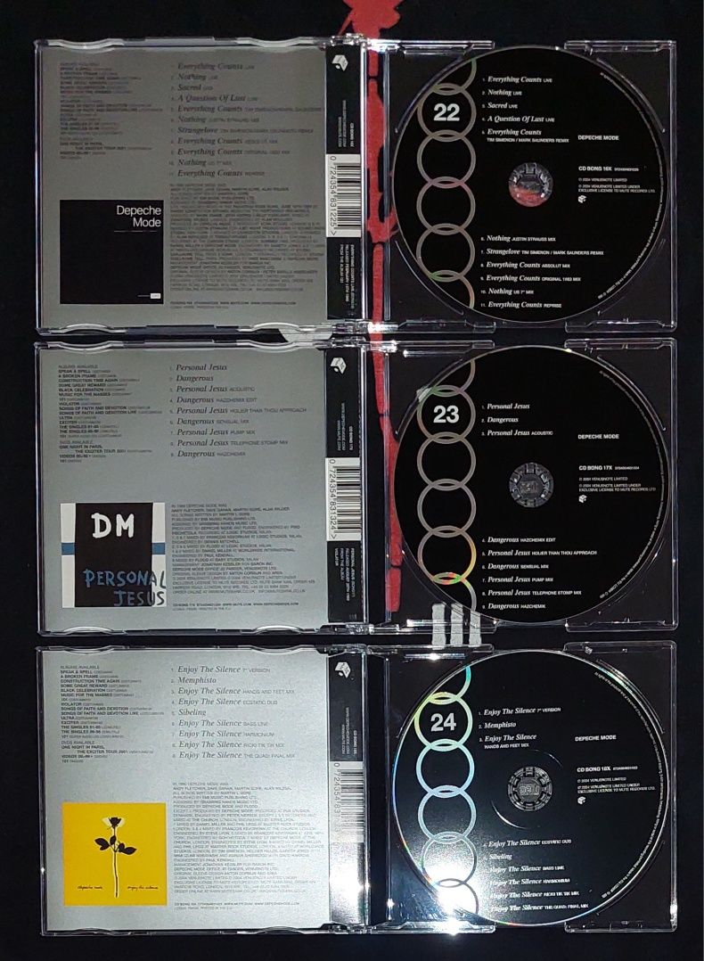 Depeche Mode Singles 19-24 ( Box Sets 4 ) 6 CD 2004