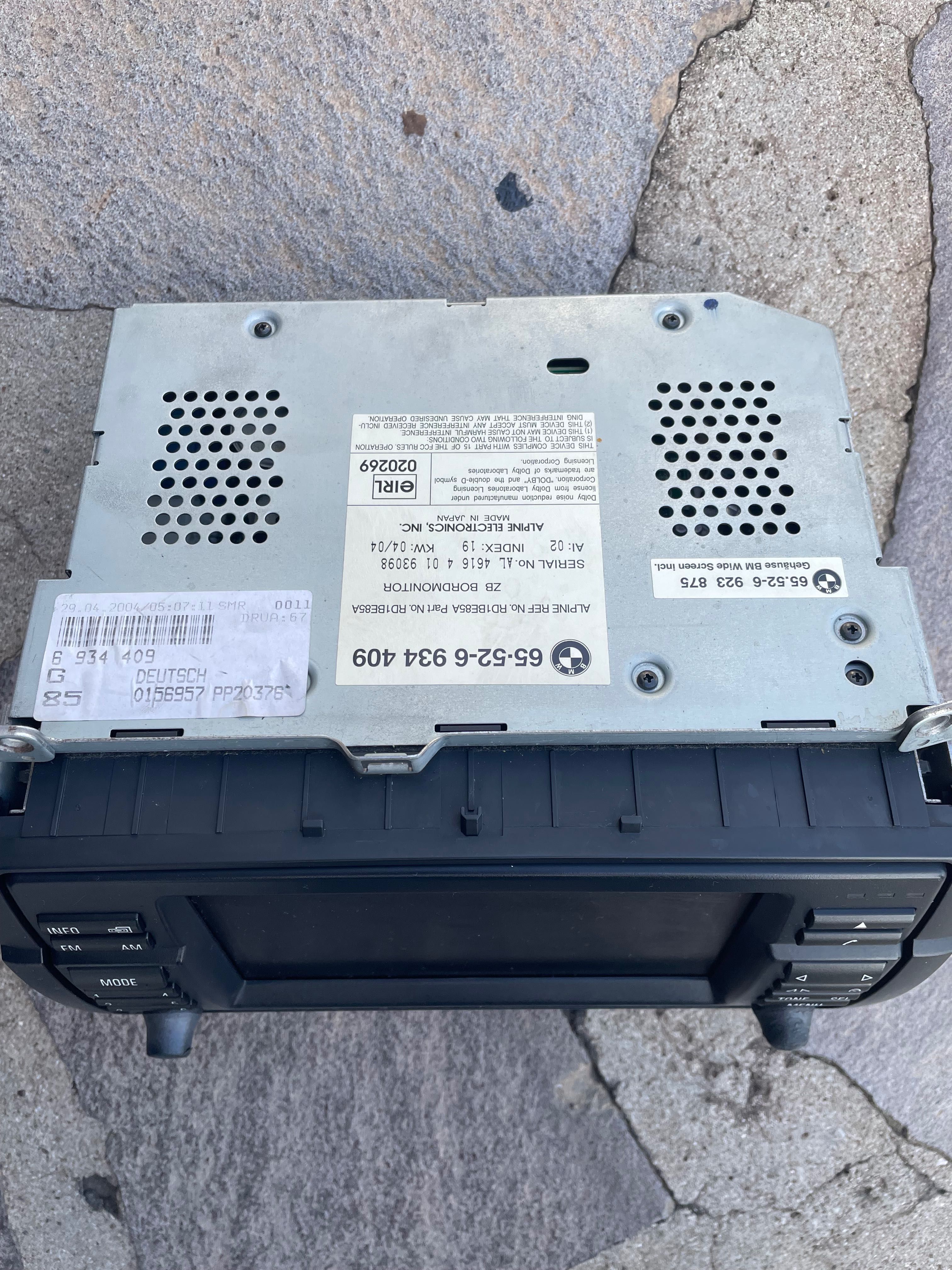 Rádio gps BMW e46 - original