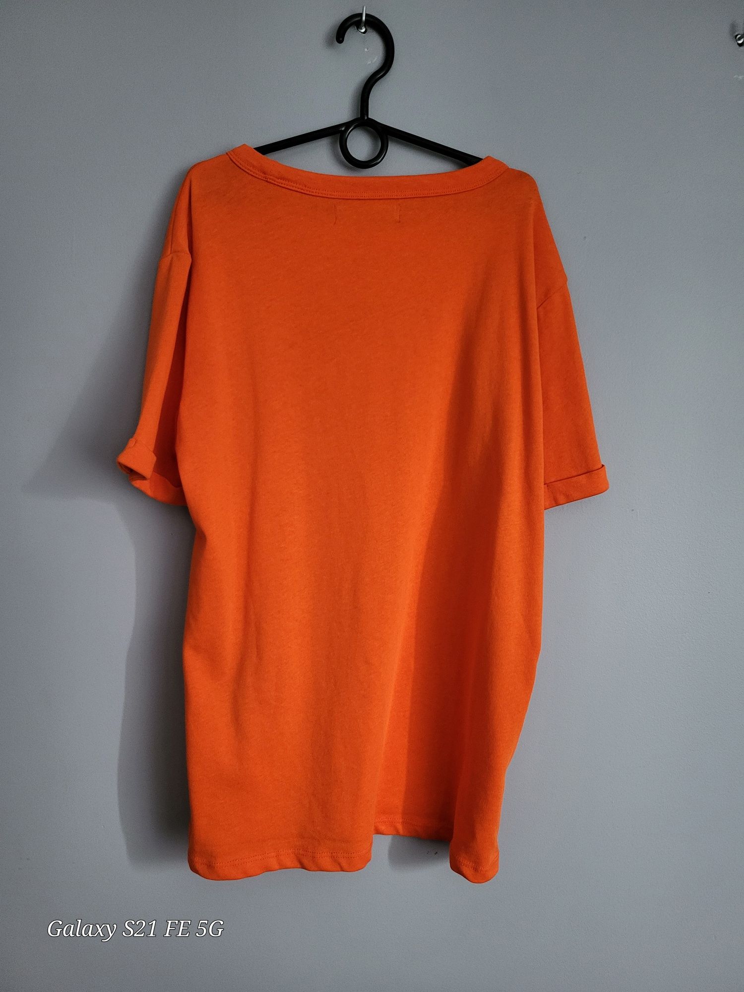 Koszulka tshirt pomarańczowa neon mohito rozmiar XS 34